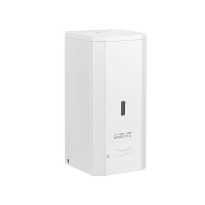 SOAP DISPENSER ST. STEEL, AUTOMATIC, WHITE