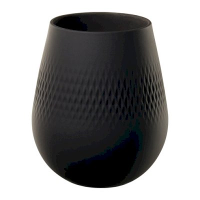 Manufacture Collier Noir Vase Carre Small 12.5x12.5x14cm