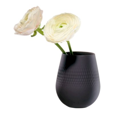 Manufacture Collier Noir Vase Carre Small 12.5x12.5x14cm
