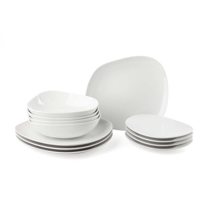 Organic White Starter Set Plate 12pcs