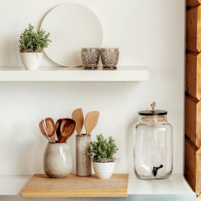 Lave Home Drop Vase Beige Large 14.5x14.5x17.5cm