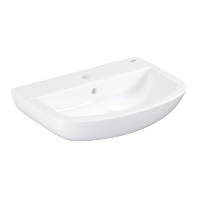 Bau Ceramic washbasin wall hung 55