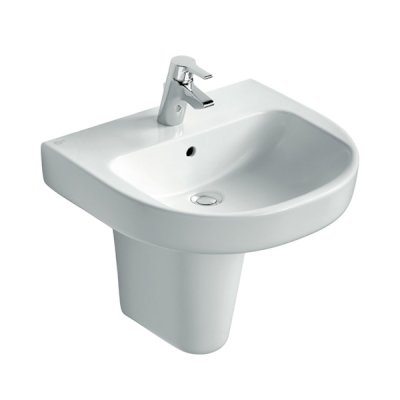 PLAYA BASIN 55X48 WHITE 1TH BARE