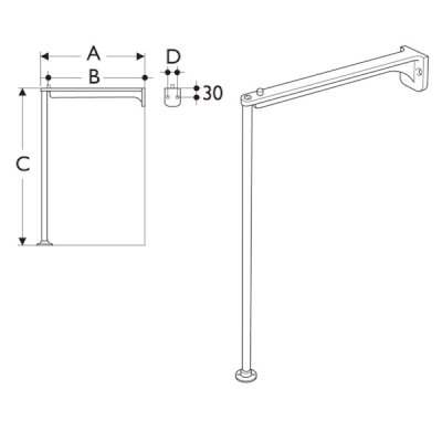 LEGS POL S/S 350 MM & 355MM S-W A/BRR PR