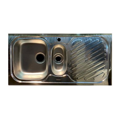 1.5 Bowls Plus 1 Right Arm Drainer 100cm Inset Sink