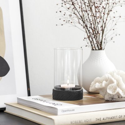 Manufacture Rock Home Hurricane Lamp Small