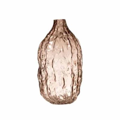 Ripple Bottle Vase Beige