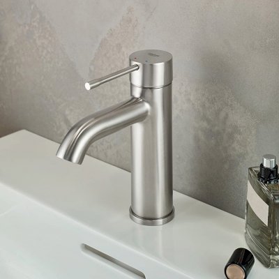 Essence Basin Mixer S-Size in Supersteel