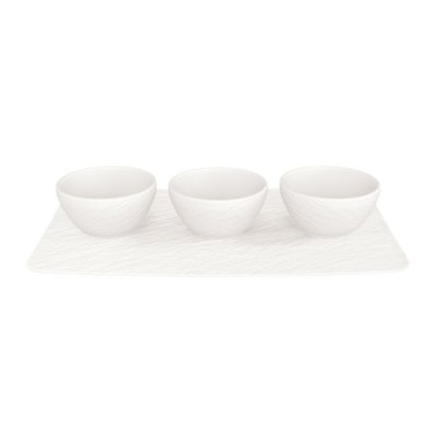 Manufacture Rock Blanc Dip Bowl Set 4pcs