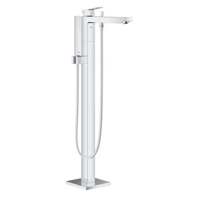 Eurocube Single Lever Floor Mounted Bath Mixer