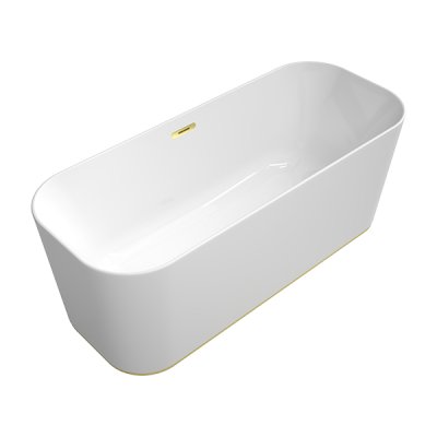 Finion bathtub 170x70 with Led Trio Whi.