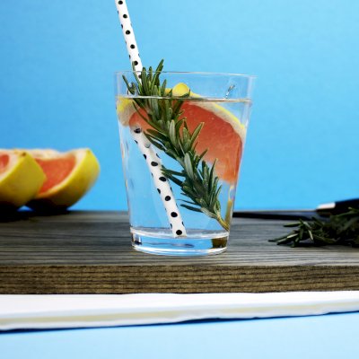 Dressed Up Water Glass Set 4pcs Clear