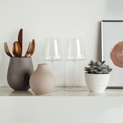 Manufacture Collier Beige Vase Perle Small