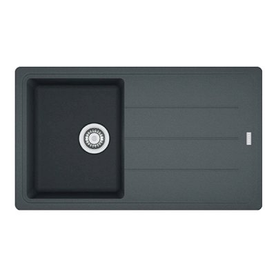 FraGranite Sink 86 860X500mm, reversible, graphite, 3 1/2
