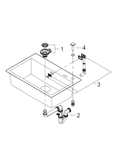 K700 Composite Sink - Single Bowl