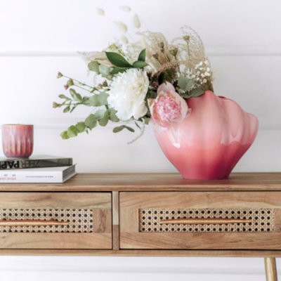 Perlemor Home Shell Vase