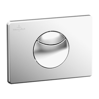 ViConnect Round Flush Plate in Brushed Chrome