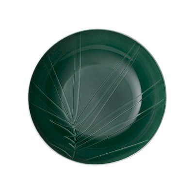 It's My Match Green Serving Bowl Leaf