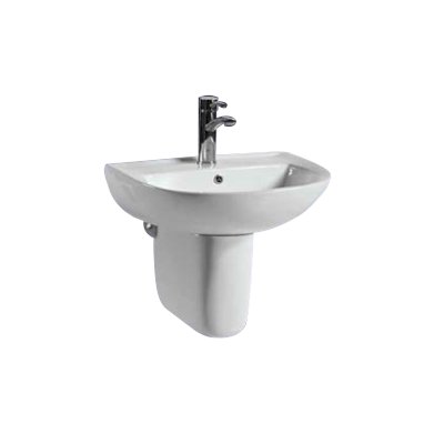 Tredex Half Pedestal Wash Basin (550X440X470 mm)