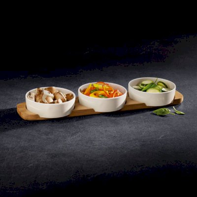 Pizza Passion Topping Platter Set 4pcs