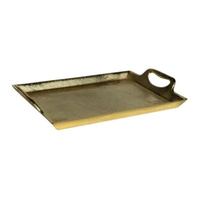 Serving Tray Rectangle Champagne Gold 35cm