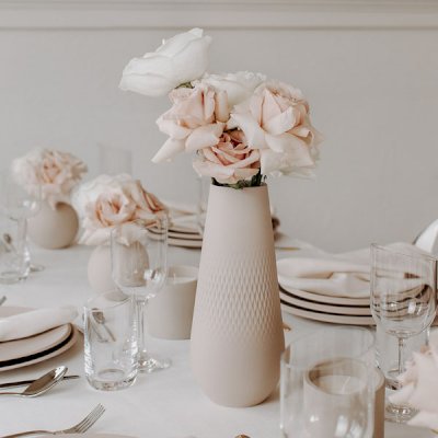 Manufacture Collier Beige Vase Carre Tall