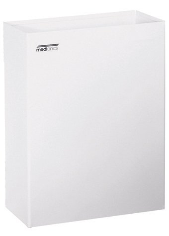 Paper Bin 25 Lit Steel White Epoxy