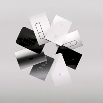OLEAS M1 F/PLATE DUAL CHROME IS