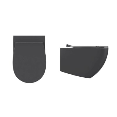 Infinity Clearim Plus Wall Hung WC 2C-Anthracite Matt