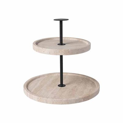 Manufacture Travertine Cake stand