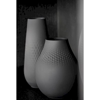 Manufacture Collier Noir Vase Carre Tall