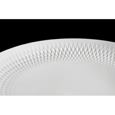 Manufacture Collier Blanc Centerpiece 32x3.5cm