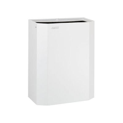 PAPER BIN WITH BAG HOLDER WHITE