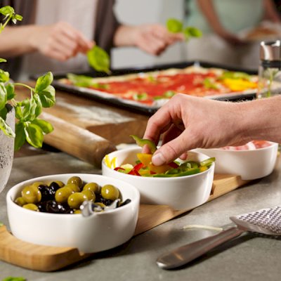 Pizza Passion Topping Platter Set 4pcs