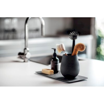 Manufacture Collier Noir Vase Carre Small 12.5x12.5x14cm