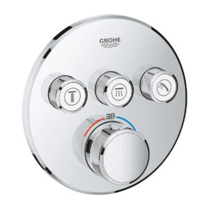 GrohTherm Smart Control for Concealed Installation with 3 Valves