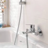 BauEdge Single Lever Bath Mixer - Image 2
