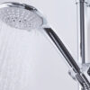 Euphoria 110 Massage Shower Rail Set in Supersteel - Image 3