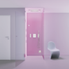 F-Series 20" Ceiling Shower with 1 Spray and Light - Image 4