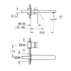 Grohe Plus Two hole basin mixer L-Size - Image 3