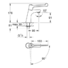 Hospita Sink Pillar Tap - Image 3