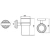Polo Tumbler Holder with Glass - Image 4