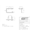 Stainless Steel Satin Toilet Paper Holder - Image 2