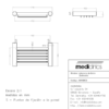 Stainless Steel Satin Spare Toilet Roll Holder - Image 4
