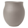 Manufacture Collier Taupe Vase Perle Large 16.5x16.5x18cm