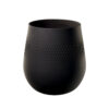 Manufacture Collier Noir Vase Carre Large 20.5x20.5x22.5cm