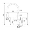 Lina Semi pro dual jet side HP chrome/white - Image 3