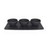 Manufacture Rock Dip Bowl Set 4pcs