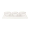 Manufacture Rock Blanc Dip Bowl Set 4pcs